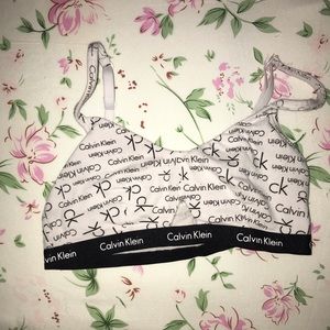 Calvin Clien white bralette